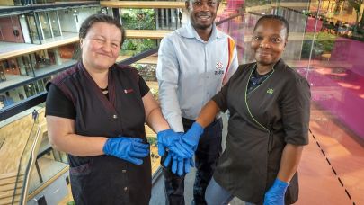 Reductie CO2-uitstoot met duurzame handschoen - Gom